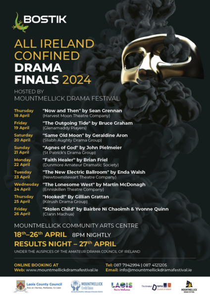 Mountmellick Drama Festival 18th April to 27th April 2024