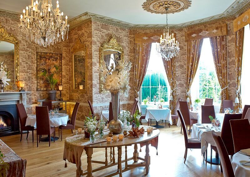 The best restaurant in the Midlands, great places to eat in Co. Laois, Castle Durrow dining